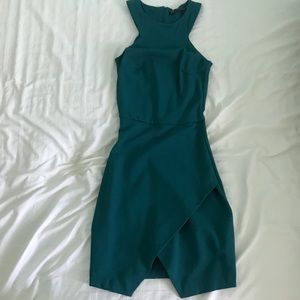 ZARA trf dark turq body con dress, size XS